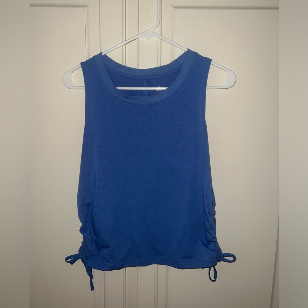 all in motion blue size large tank top